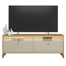 Rack Linea Brasil Dubai Com Led Para TV Até 70" 2 Portas 59x160x38cm