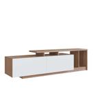 Rack Linea com 2 portas e Nichos para Televisor 50 polegadas Nova Móbile Montana Branco Rack Linea com 2 portas e Nichos para Televisor 50 polegadas Nova Móbile Montana Branco
