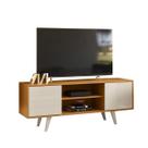Rack Lisboa TVs até 55” 395139 Cinamomo Off White Madetec