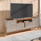 Rack Lizz 4 PT Off White e Cedro 170 cm Rack Lizz 4 PT Off White e Cedro 170 cm