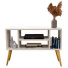 Rack Miami 4 Nichos Aparador Buffet Organizador Off White