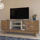 Rack Michigan Pinho e Off White 160 cm