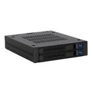 Rack móvel ICY DOCK 2 compartimentos HDD/SSD SAS/SATA de 2,5" para 3,5"
