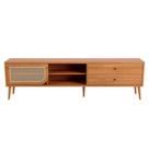 Rack Nature TB311 Freijó com Palha Natural Sextavada 220 cm - 69374