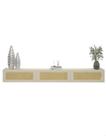 Rack Nicho Modulo Suspenso 3 Portas Palina 2170 Off-White