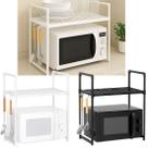 Rack Organizador de Cozinha Microondas Suporte Porta Tempero Multiuso Armário Bancada Sortido