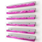 Rack organizador de esmaltes de parede YMVV rosa 38cm Rack organizador de esmaltes de parede YMVV rosa 38cm