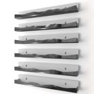 Rack organizador de esmaltes montado na parede YMVV Black 38cm