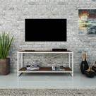 Rack P/TV C/02 Prateleiras Dynamica 120cm Est.Branca