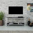 Rack P/TV C/02 Prateleiras Dynamica 120cm Est.Branca