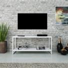 Rack P/TV C/02 Prateleiras Dynamica 120cm Est.Branca Rack P/TV C/02 Prateleiras Dynamica 120cm Est.Branca