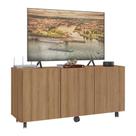 Rack Para Até 32 Polegadas Com E Rodízios Mp1065 Rustic Rustic