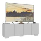 Rack Para Até 50 Polegadas Com 4 Portas Multimóveis Mp1072 Branco Branco