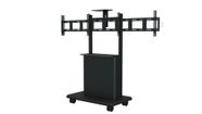 Rack Para Duas TVs Com Rodízios e Fechadura