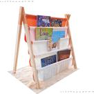 Rack Para Livros Infantil Standbook Montessoriano Laranja Rack Para Livros Infantil Standbook Montessoriano Laranja