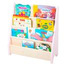 Rack Para Livros Infantil, Standbook Montessoriano Rosa Rack Para Livros Infantil, Standbook Montessoriano Rosa