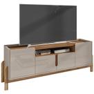 Rack Para Sala 190 cm 011081 Off White Cedro DCASA Rack Para Sala 190 cm 011081 Off White Cedro DCASA