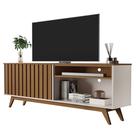 Rack Para Sala Buriti Ripado TV Até 65 Polegadas 2 portas