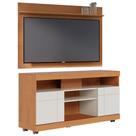 Rack Para Sala com Painel Para TV 55 Pol Raya C04 Freijó Off White - Lyam Decor