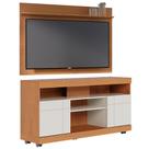 Rack Para Sala com Painel Para TV 55 Pol Raya C04 Freijó Off White - Lyam Decor