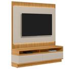Rack Para Sala Com Painel Para Tv 70 Pol Led 180cm Spencer L05 Tauari Off White Fosco - Lyam Decor