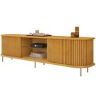 Rack Para Sala De Estar 75 Pol Atlantis D05 Cedro