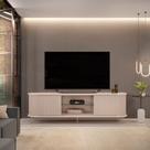 Rack Para Sala De Estar 75 Pol Atlantis D05 Off White