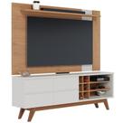 Rack Para Sala Makai Com Painel Para Tv 70 Pol Lara C04 Freijó Off White Matte - Lyam Decor