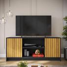 Rack Para Sala Quarto Com Nicho Espaçoso E Prateleira TV Até 40 Polegadas Life JM3 Móveis