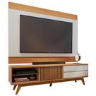 Rack Para Sala Venice com Painel Para TV 75 Pol Cairo C04 Freijó Off White Matte - Lyam Decor Rack Para Sala Venice com Painel Para TV 75 Pol Cairo C04 Freijó Off White Matte - Lyam Decor