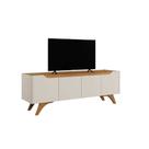 Rack para TV 75'' Atenas 4 Portas 1.80m Mavaular COR:NATURALLE / OFF