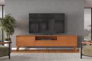 Rack Para TV 75'' Piazza New 3 Gavetas 2,37m 100% MDF COR:NATURALLE