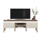 Rack Para TV 75 POL 2 Portas 180 cm 4379 Pinho Off White ARLY