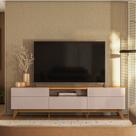 Rack para Tv 75 Polegadas 56cm X 200cm Diadema Grigio/Canela Rack para Tv 75 Polegadas 56cm X 200cm Diadema Grigio/Canela