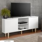 Rack Para TV 75 Polegadas Siena Branco - Soluzione