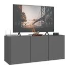 Rack para TV até 32 Polegadas com 3 Portas Suspenso Multimóveis MP1066