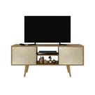 Rack para TV até 42 Polegadas R1464 Tecnomobili 2 Portas Marrom Bege