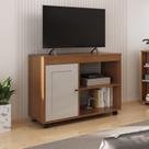 Rack para TV até 49 Polegadas MDF 91cm Rodizios Sampa