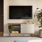 Rack Para TV até 50" 1 Porta de Correr Rubi Linea Brasil Rack Para TV até 50" 1 Porta de Correr Rubi Linea Brasil