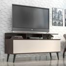 Rack Para Tv Até 50" Macaé Com Pes Retro Rack Para Tv Até 50" Macaé Com Pes Retro