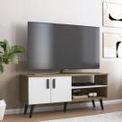 Rack para TV até 50 Polegadas com 2 Portas Retrô 121,2cm Multimóveis CR45366 Rack para TV até 50 Polegadas com 2 Portas Retrô 121,2cm Multimóveis CR45366