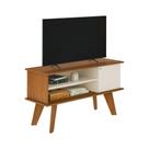 Rack para TV até 50 Polegadas Frank 1 PT Cinamomo e Off White Rack para TV até 50 Polegadas Frank 1 PT Cinamomo e Off White