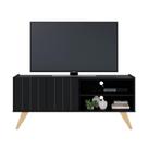Rack para TV até 50" Space Moov Preto Fosco
