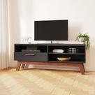 Rack para TV até 55 Polegadas 1 porta Lín - Preto