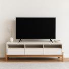 Rack para TV até 55 Polegadas 100% MDF 168cm Pés em Madeira Maciça Tiê CabeCasa MadeiraOriginals