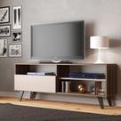 Rack para TV até 55 Polegadas 136cm Att 3 Nichos 1 Porta Detroit