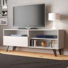 Rack para TV Até 55 Polegadas Detroit 1 Porta 1 Prateleira Branco - Jcarvalho Rack para TV Até 55 Polegadas Detroit 1 Porta 1 Prateleira Branco - Jcarvalho