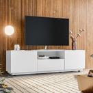 Rack para TV até 55 Polegadas MDF 180cm Rodízios Royal