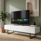 Rack para Tv até 60 Polegadas 100% MDF Pés em Aço Carbono Industrial 2 Gavetas