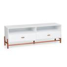 Rack para TV até 60 polegadas 160cm em Madeira Maciça e MDF Ring Artemobili
